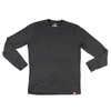 Sportiqe Men's Black LS Comfy Tri-Blend Jersey Long Sleeve
