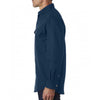 Backpacker Men's Navy Solid Flannel Shirt