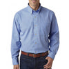 Backpacker Men's French Blue Yarn Dyed Micro Check Shirt