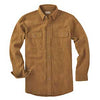 Backpacker Men's Brown Solid Chamois Shirt