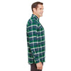 Backpacker Men's Forest Green Stretch Flannel Shirt