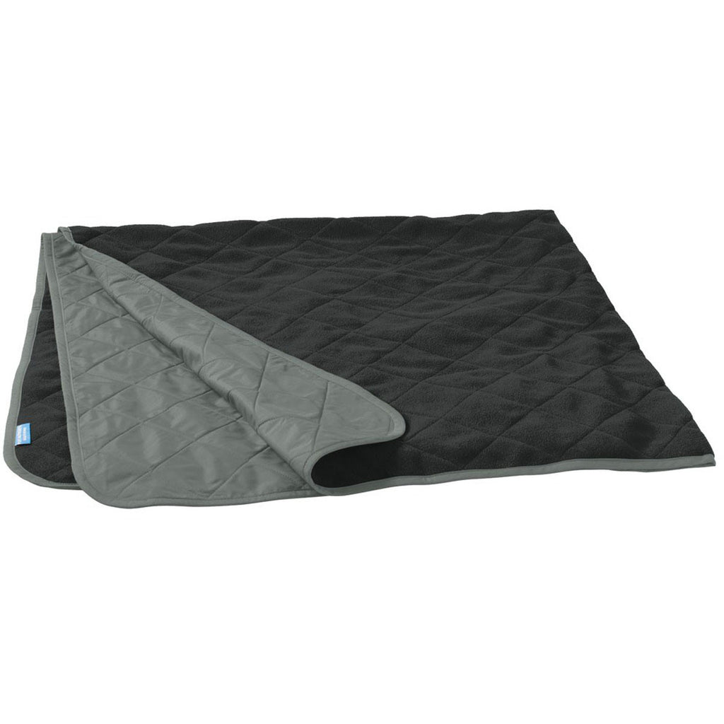 Port Authority Grey Steel/True Black Picnic Blanket