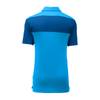 Nike Men's Blue Nebula/Gym Blue Colorblock Polo
