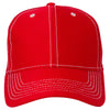 AHEAD Red/White Waffle Contrast Cap