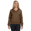 Comfort Colors Women's Brown 9.5 oz. Hooded Sweatshirt