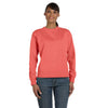 Comfort Colors Women's Bright Salmon 9.5 oz. Crewneck Sweatshirt