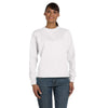Comfort Colors Women's White 9.5 oz. Crewneck Sweatshirt