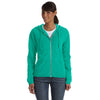 Comfort Colors Women's Chalky Mint 9.5 oz. Full-Zip Hooded Sweatshirt