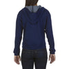 Comfort Colors Women's Navy 9.5 oz. Full-Zip Hooded Sweatshirt