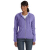 Comfort Colors Women's Violet 9.5 oz. Full-Zip Hooded Sweatshirt