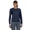 Comfort Colors Women's True Navy 5.4 Oz. Long-Sleeve T-Shirt