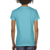 Comfort Colors Women's Lagoon Blue Midweight RS V-Neck T-Shirt