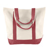 Comfort Colors Ivory/Brick Canvas Heavy Tote