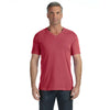 Comfort Colors Men's Crimson 5.4 Oz. V-Neck T-Shirt