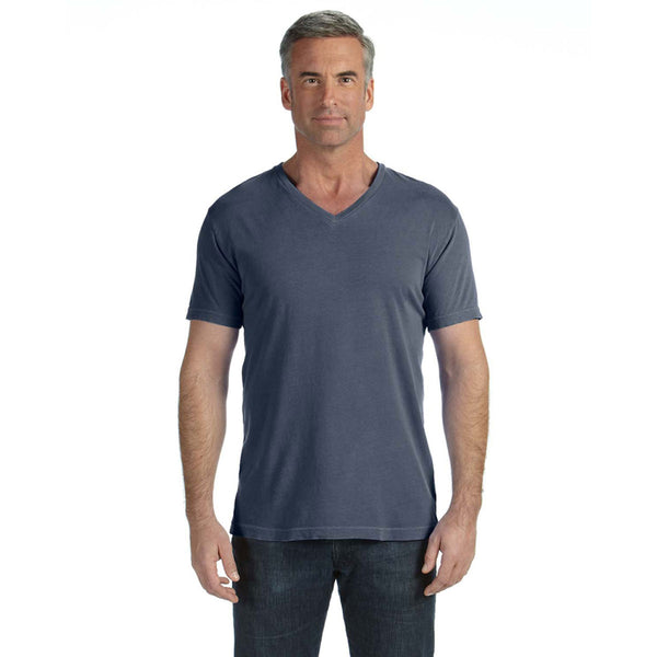 Comfort Colors Men's Denim 5.4 Oz. V-Neck T-Shirt