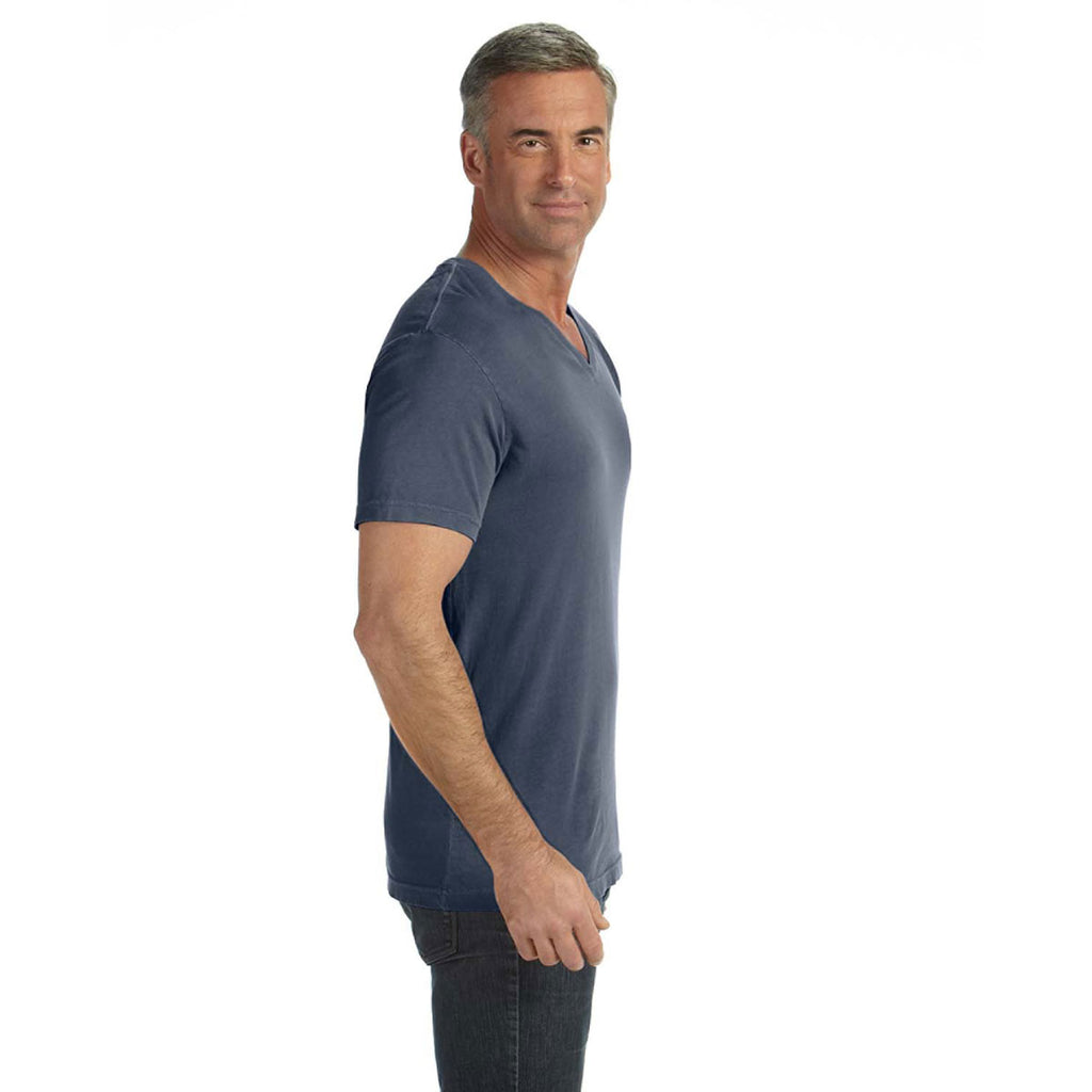 Comfort Colors Men's Denim 5.4 Oz. V-Neck T-Shirt