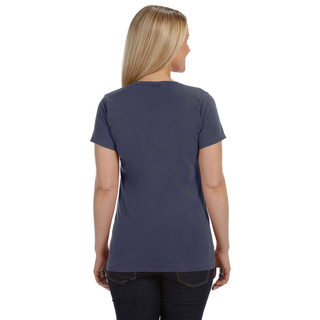Comfort Colors Women's Denim 4.8 Oz. Fitted T-Shirt