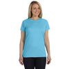 Comfort Colors Women's Lagoon Blue 4.8 Oz. Fitted T-Shirt