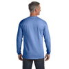 Comfort Colors Men's Flo Blue 6.1 Oz. Long-Sleeve Pocket T-Shirt
