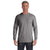Comfort Colors Men's Grey 6.1 Oz. Long-Sleeve Pocket T-Shirt