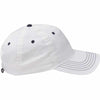 AHEAD White Lightweight Solid Contrast Stitch Cap
