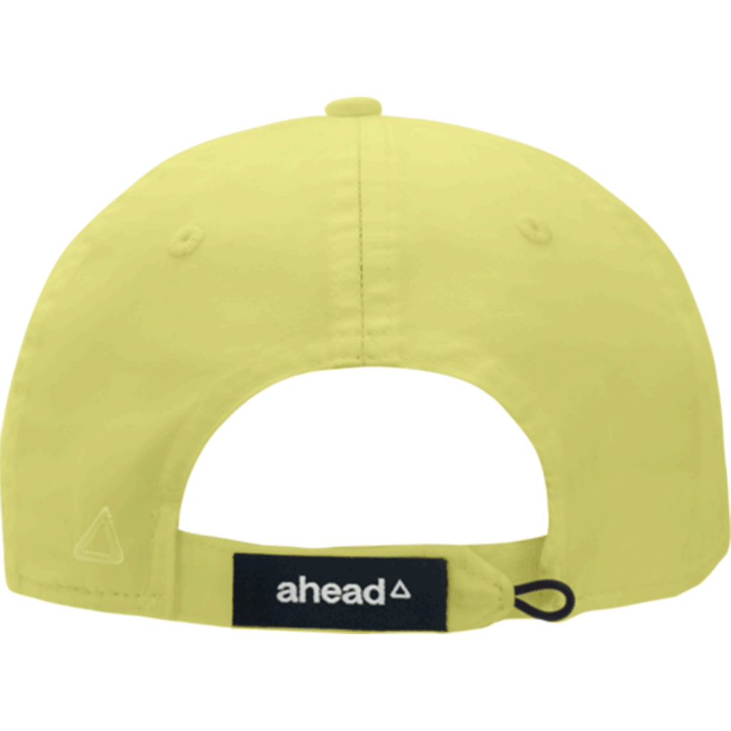 AHEAD Lime Lightweight Cotton Solid Cap