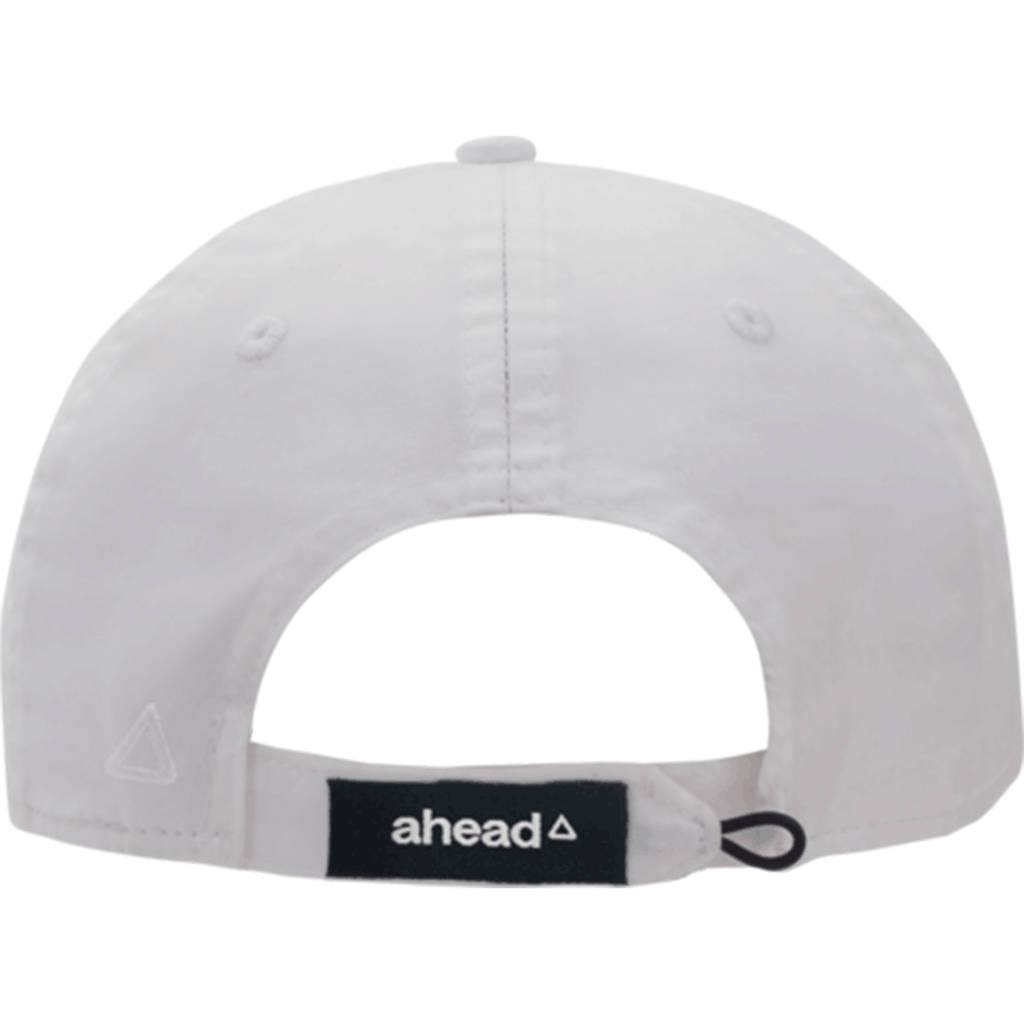 AHEAD White Lightweight Cotton Solid Cap