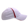 AHEAD Textured White/University Cardinal Poly Active Sport Cap