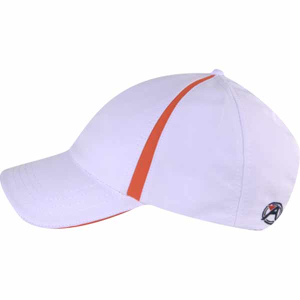 AHEAD Textured White/University Orange Poly Active Sport Cap