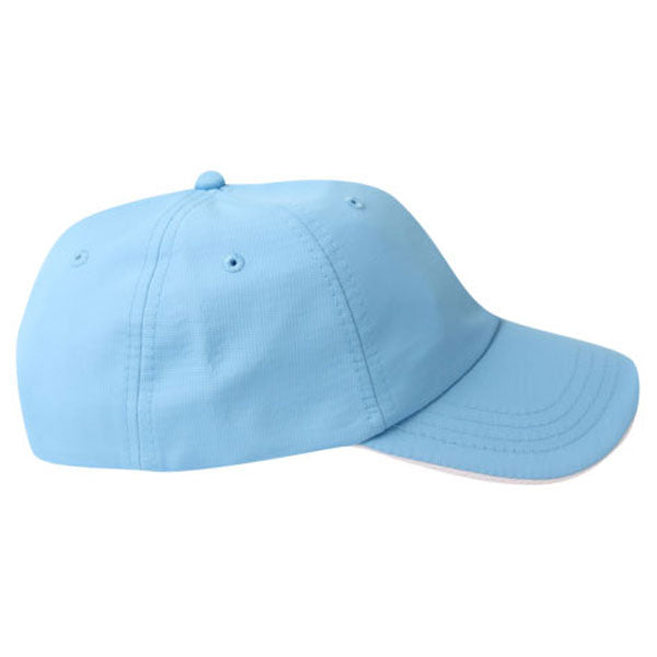 AHEAD Carolina Blue/White Textured Poly Solid Cap