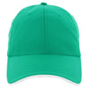 AHEAD Emerald/White Textured Poly Solid Cap