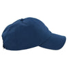AHEAD Navy/White Textured Poly Solid Cap