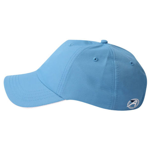 AHEAD Surf/White Textured Poly Solid Cap