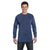 Comfort Colors Men's Navy 6.1 Oz. Long-Sleeve T-Shirt