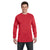 Comfort Colors Men's Red 6.1 Oz. Long-Sleeve T-Shirt