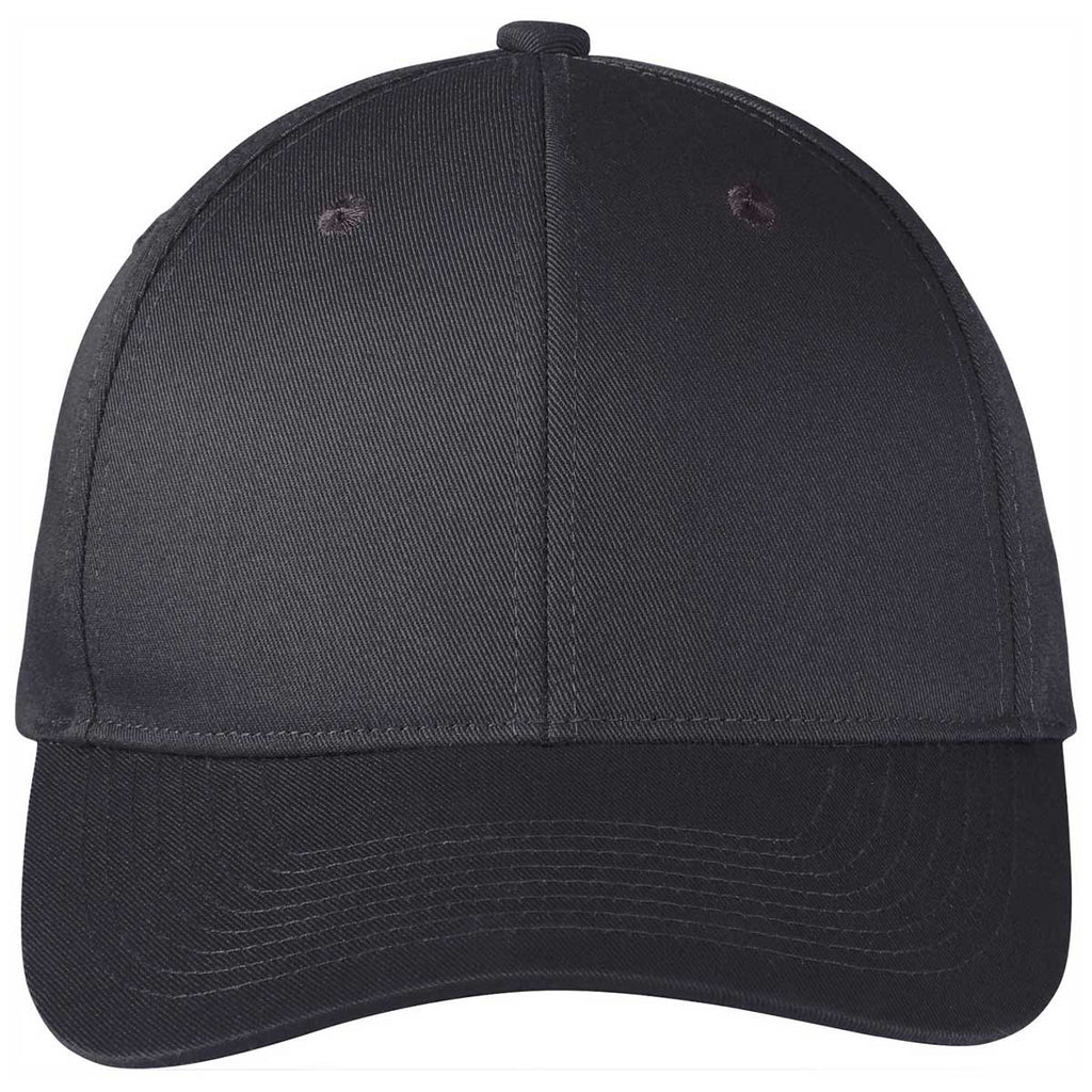 Port Authority Graphite Grey Snapback Fine Twill Cap
