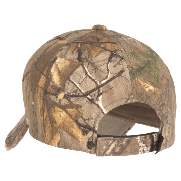 Port Authority Camo Cap – Contrast Front Panel, Hook & Loop Closure, Unstructured Low Profile - View #3