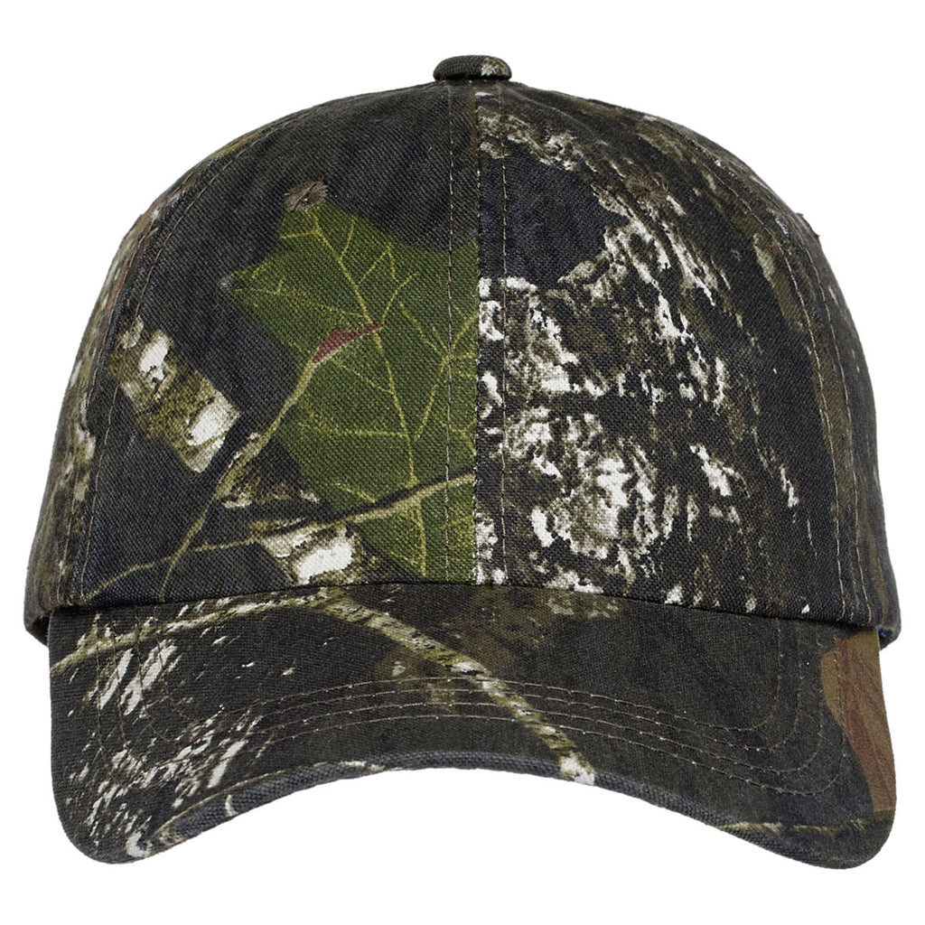 Port Authority Mossy Oak New Break-Up Pro Camouflage Series Garment-Washed Cap