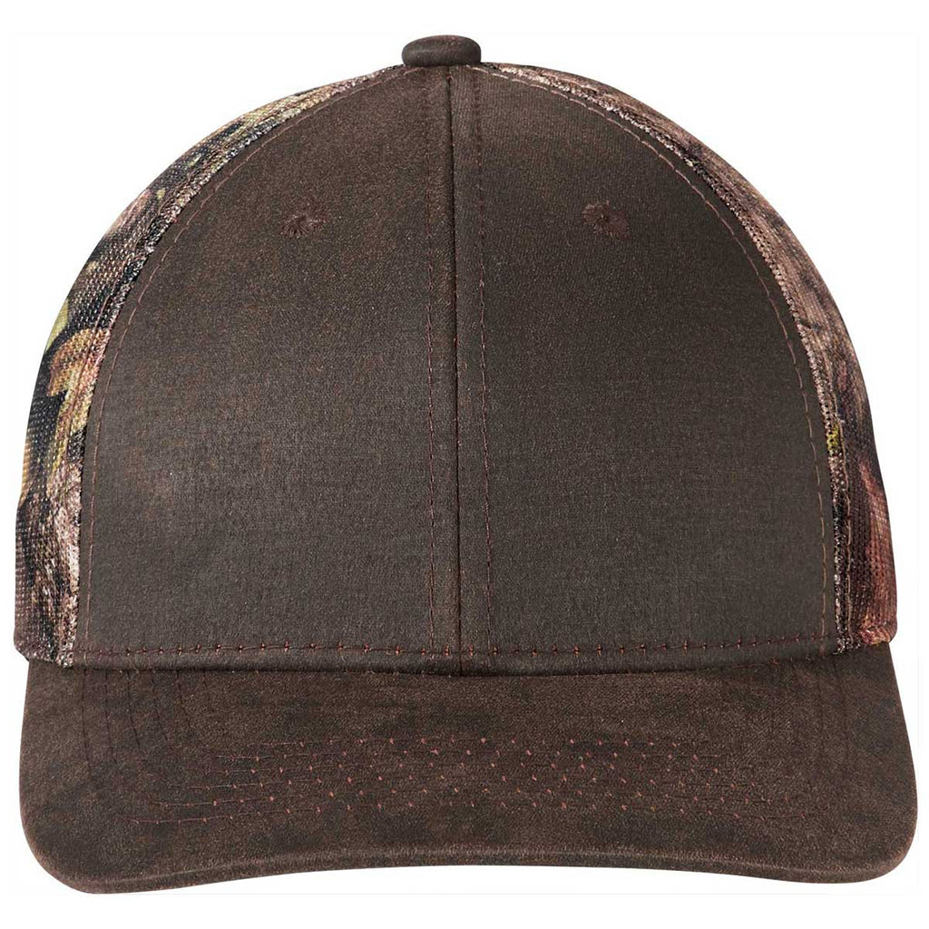 Port Authority Mossy Oak Break Up Country/Brown Pigment Print Camouflage Mesh Back Cap