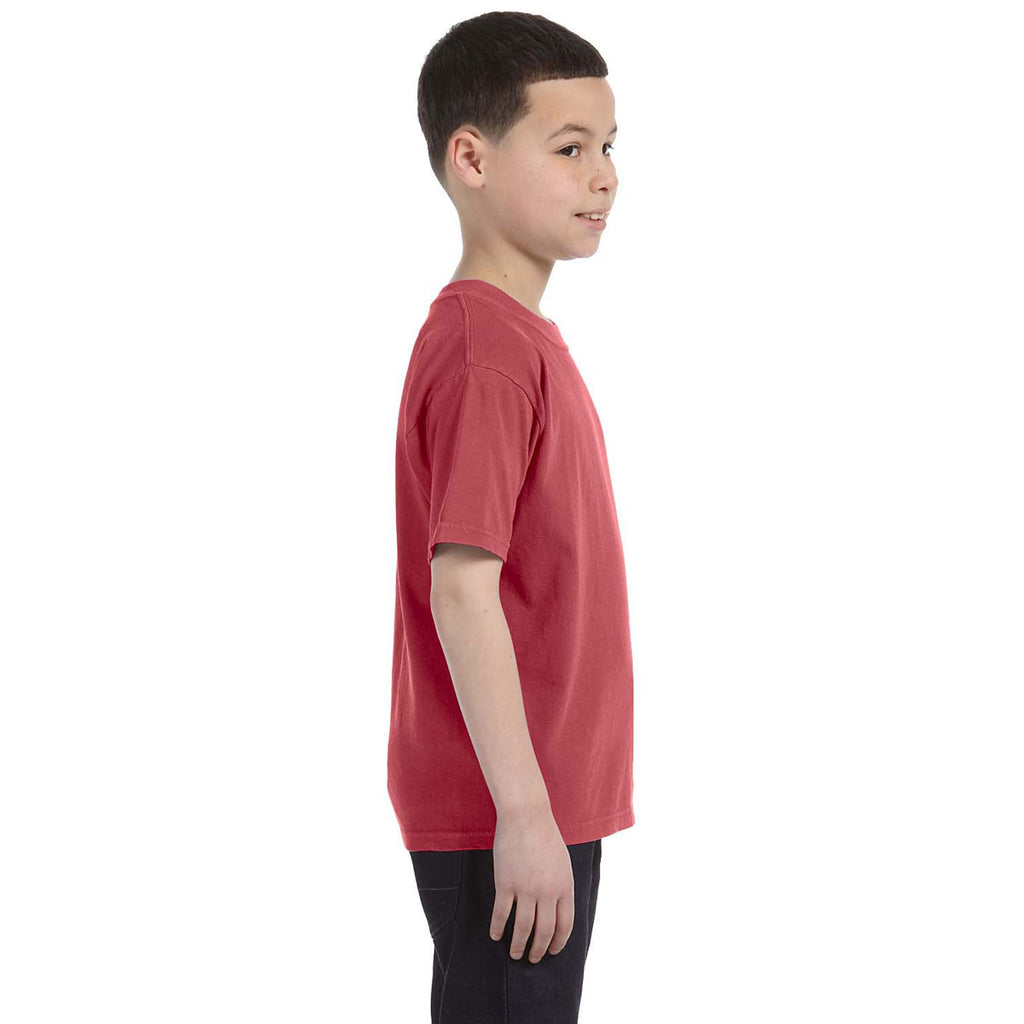 Comfort Colors Youth Crimson 5.4 Oz. T-Shirt