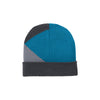 Port Authority Blue Wake/ Graphite/ Silver Cuffed Colorblock Beanie