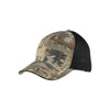Port Authority Oilfield Camo/Black Mesh Camouflage Cap with Air Mesh Back