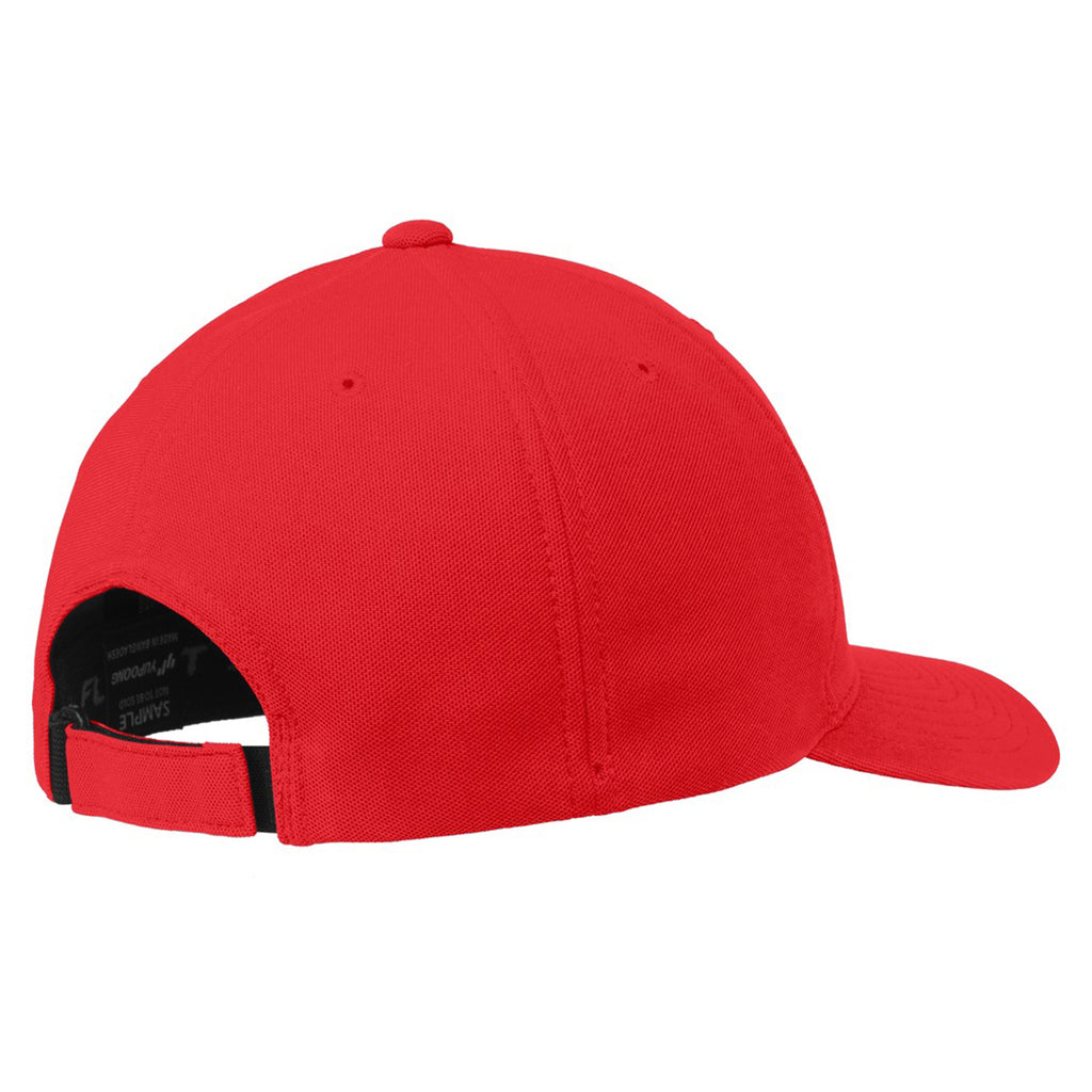 Port Authority Red Flexfit One Ten Cool & Dry Mini Pique Cap