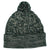 AHEAD University Hunter Green/Ivory Heathered Cable Knit Beanie