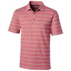 Cutter & Buck Men's Cardinal Red Forge Polo Heather Stripe