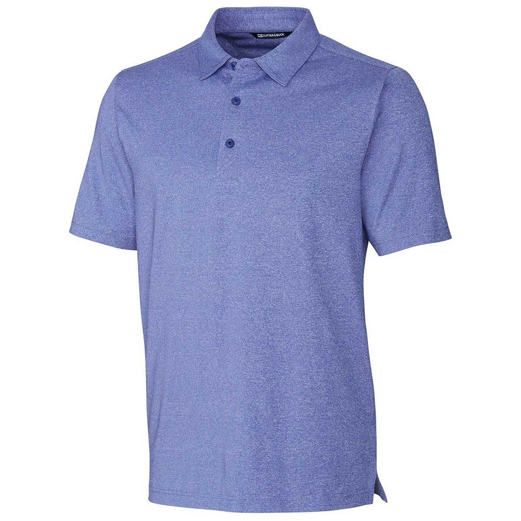 Cutter & Buck Men's Tour Blue Heather Forge Polo