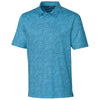 Cutter & Buck Men's Chambers Heather Forge Paisley Print Polo
