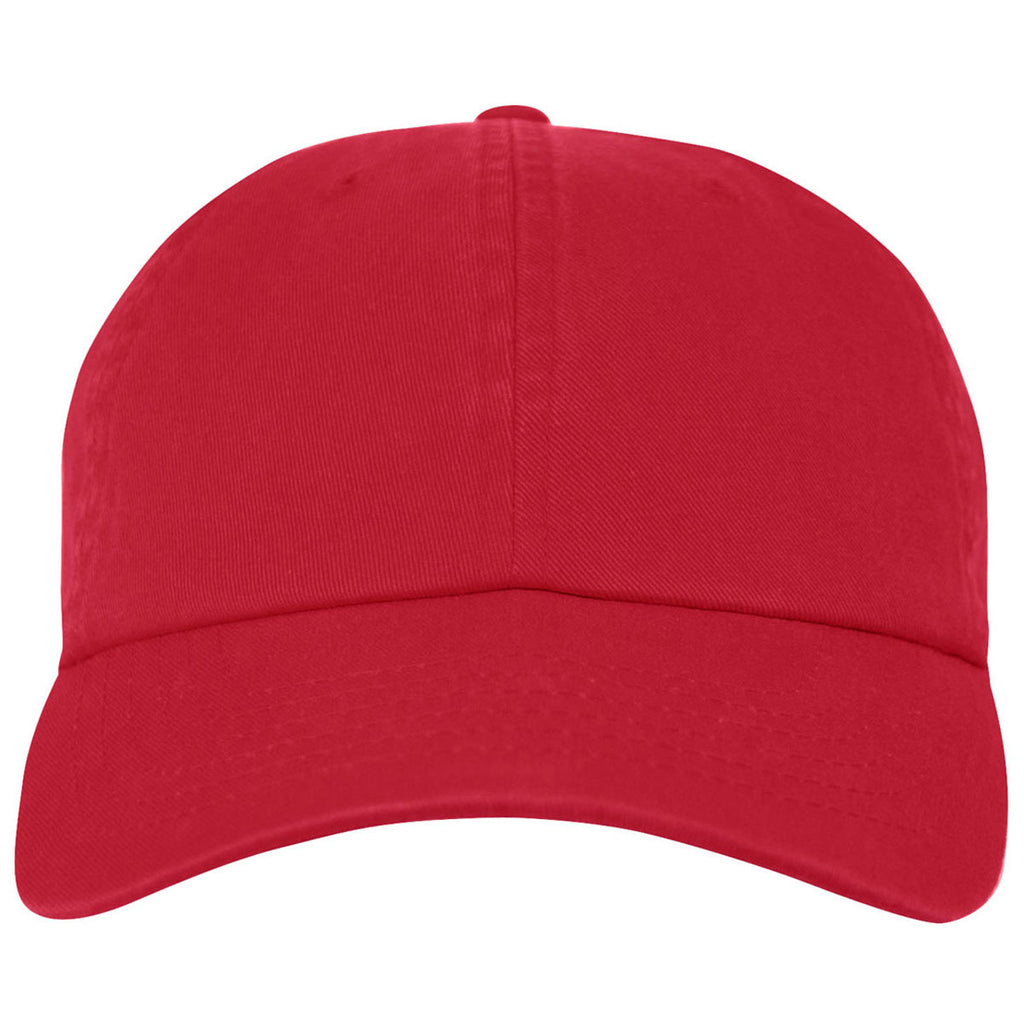 Champion Red Classic Washed Twill Cap