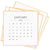 Sugar Paper Classic Black Desk Calendar Refill 2023