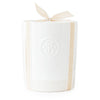 Sugar Paper Crisp White Linen Ceramic Candle